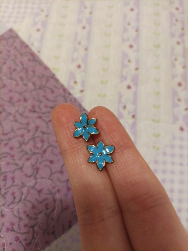 Pendientes de flores