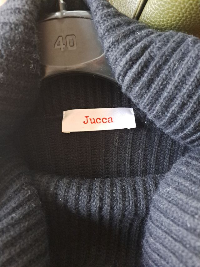 MAGLIONE IN 45% LANA NERO TAGLIA M