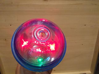 bicchiere luminoso colorato a batterie