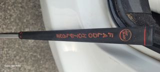 PALO GOLF DE PUT VINTAGE MARCA FALDO EN BRONCE