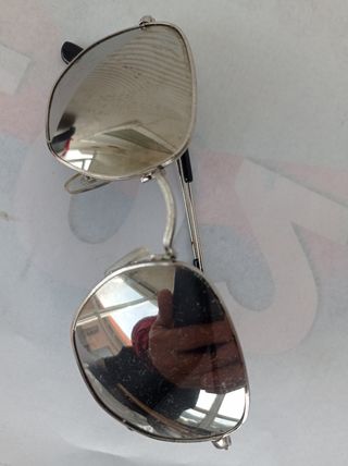 Gafas 😎 Ray-Ban de espejo.