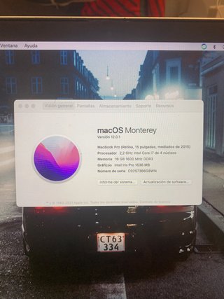 Macbook pro 15” med 2015 i7 16gb