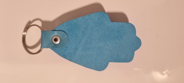 Due portachiavi mano di fatima portafortuna