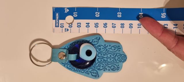 Due portachiavi mano di fatima portafortuna