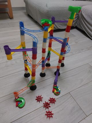 Pista biglie/ palline da costruire 