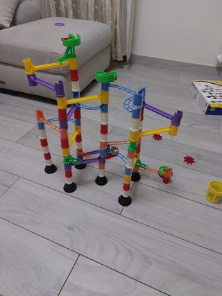 Pista biglie/ palline da costruire 
