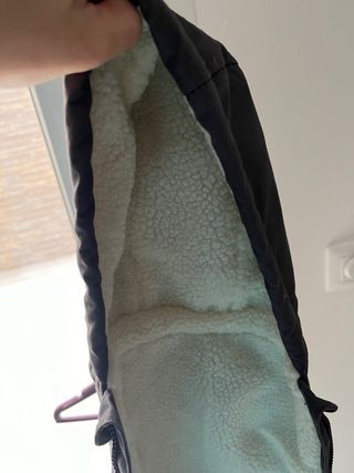 Parka premamà con cubierta para el bebé