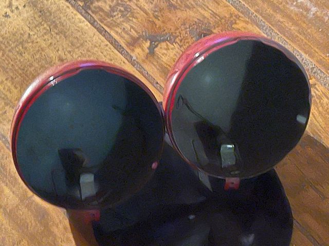 Carcasas redondas faros 2cv -metalico lagrima