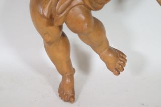 50 cm/ ANGELOTE ANGEL PUTTI TALLA EN MADERA GRANDE