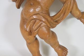 50 cm/ ANGELOTE ANGEL PUTTI TALLA EN MADERA GRANDE