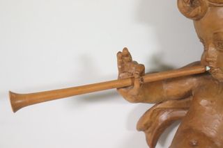 50 cm/ ANGELOTE ANGEL PUTTI TALLA EN MADERA GRANDE