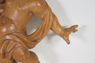 50 cm/ ANGELOTE ANGEL PUTTI TALLA EN MADERA GRANDE