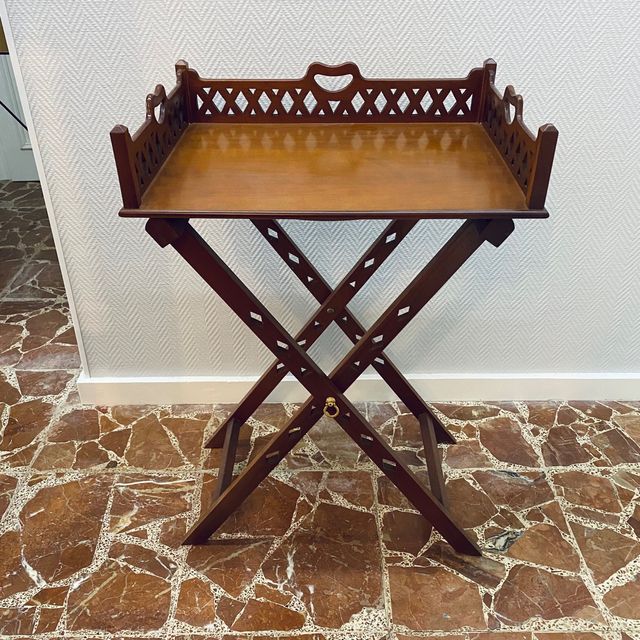 MESA CAMARERA MADERA CEREZO