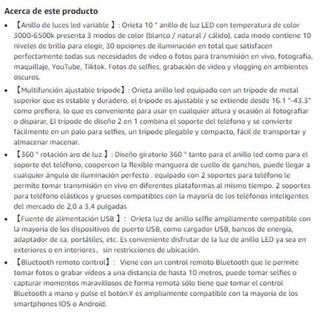 Aro de Luz 10 pulgadas - Nuevo a estrenar