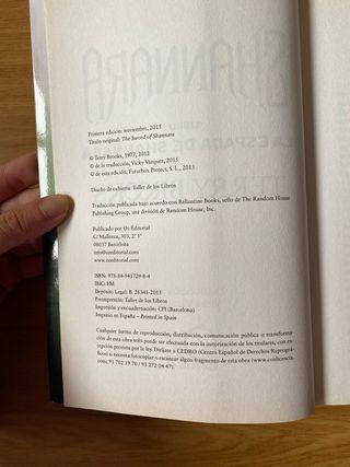 Las crónicas de Shannara 1 Edición