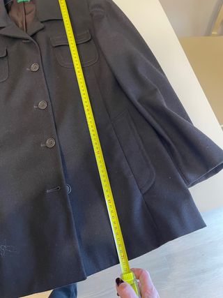 Tailleur donna marrone Benetton taglia 44 lana 65%