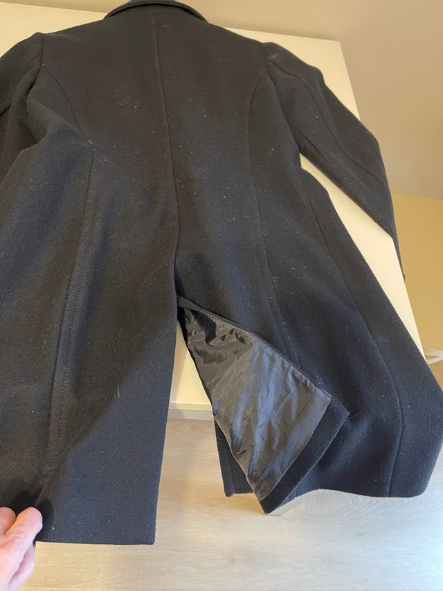 cappotto donna nero Sisley