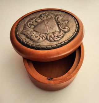 scatole portagioie in legno e argento