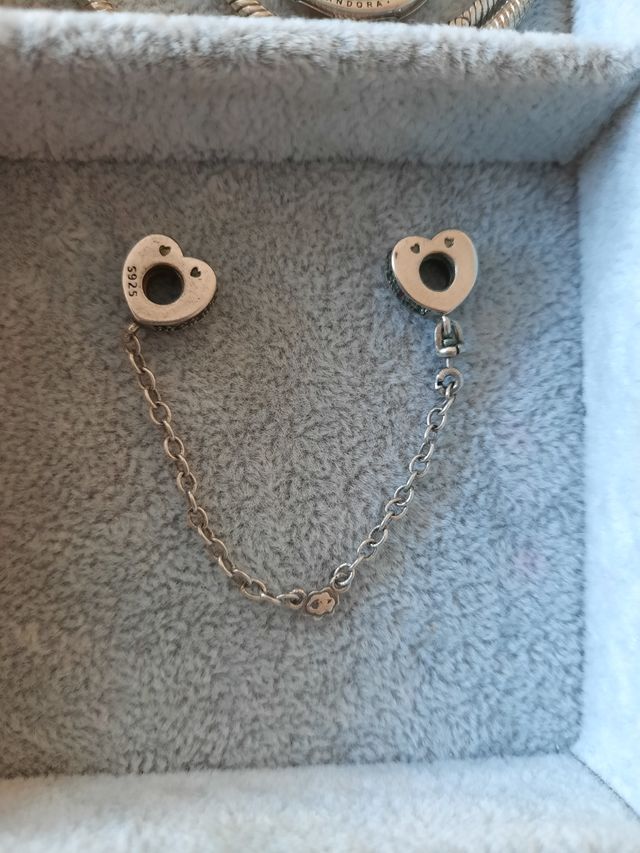 BONITA CADENA DE SEGURIDAD DE CORAZON