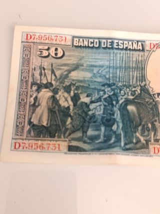Billete antiguo de 1928