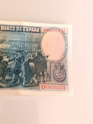 Billete antiguo de 1928