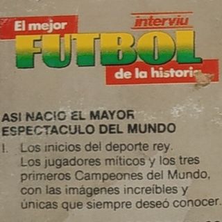 Video Así nació el Fútbol VHS