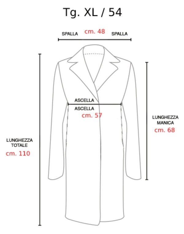 cappotto uomo in panno color cammello