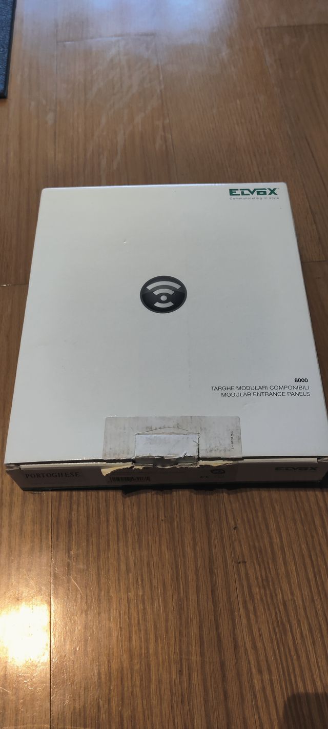 Elvox Art.13F7 porteiro teclado camara coluna novo