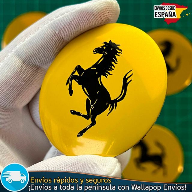 X4 Emblemas Ferrari 56mm Pegatinas Tapacubos