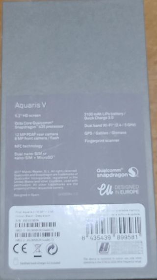 BQ Aquaris V: Características