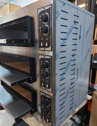 HORNO PARA PIZZA 1+1+1 de 45cm ø