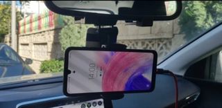 soporte para teléfono del coche espejo