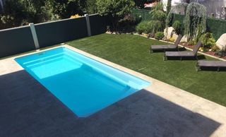 Piscina 600 x 300 poliester fibra