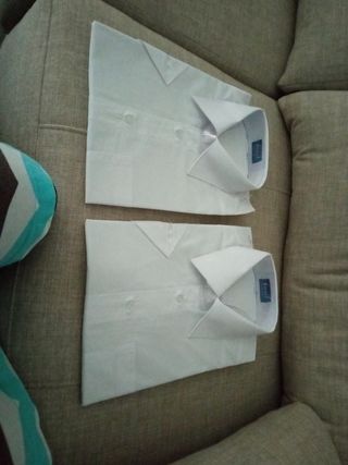 Camisas caballero blanca m/c