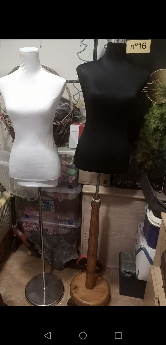 2 Maniquis grandes uno con ruedas