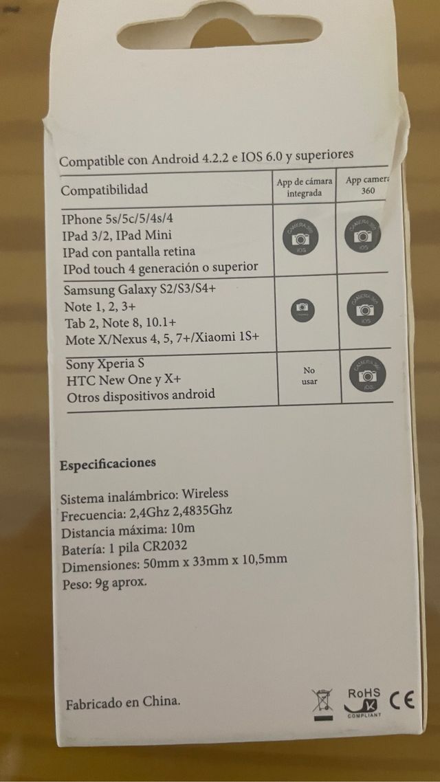 mando de disparo a distancia para moviles
