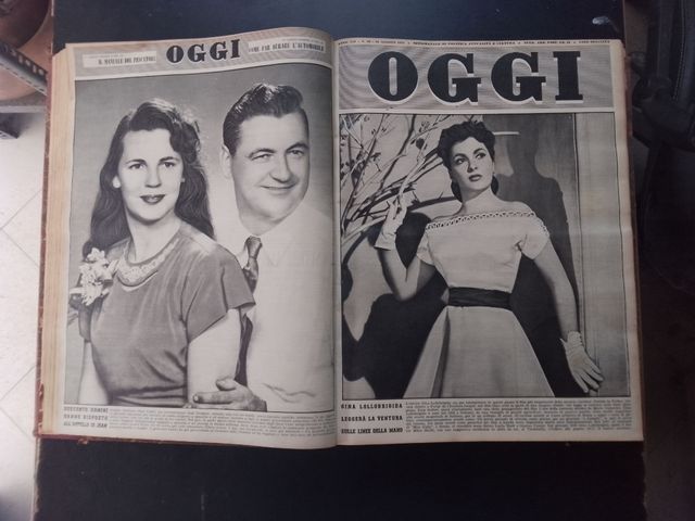 Riviste oggi anno 1951 completo