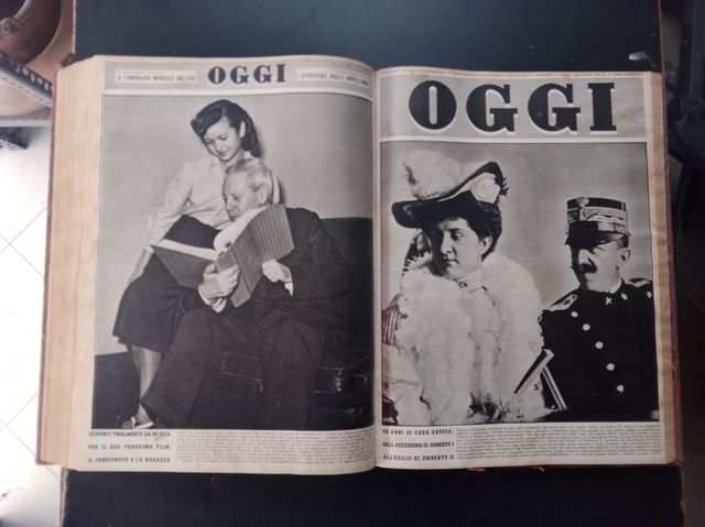 Riviste oggi anno 1951 completo