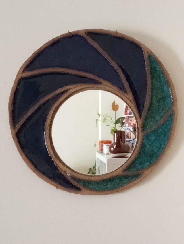 Espejo decorativo artesano