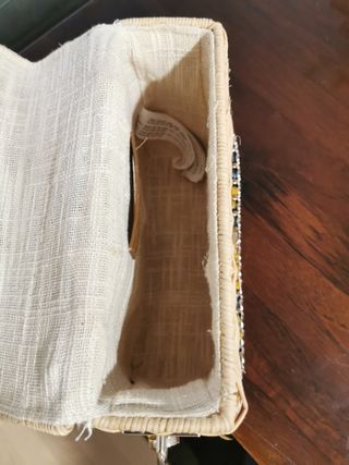 bolso mimbre Zara