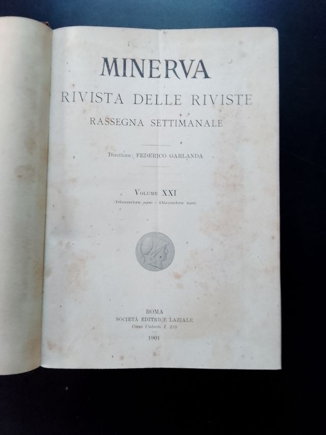 Minerva rivista delle riviste anno 1901 completo