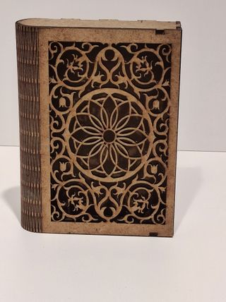 Joyero en forma de libro