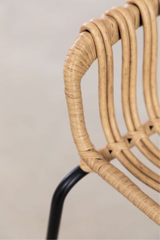 Pack Taburete Ratán Sintético