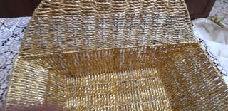 Cesta colore oro