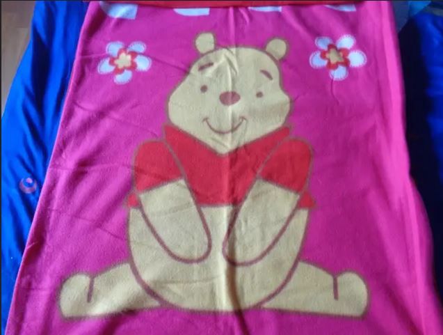 Saco dormir transformable manta polar Winnie Pooh