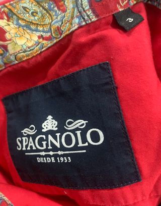 Camisa roja de la firma Spagnolo