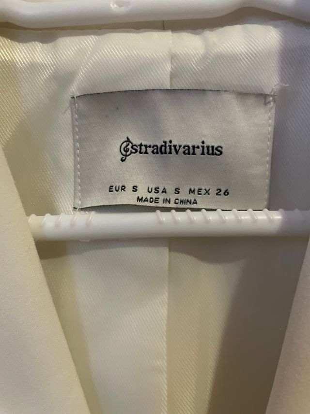 Chaleco blanco vestido