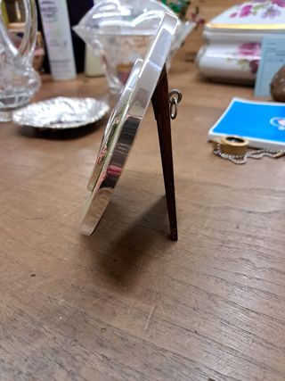 Marco plata con esmalte