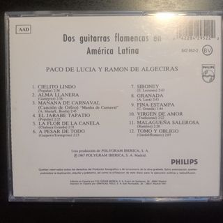 CD PACO DE LUCÍA Y RAMÓN DE ALGECIRAS