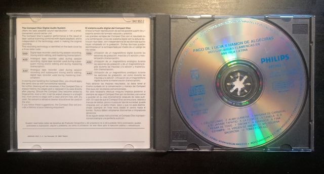 CD PACO DE LUCÍA Y RAMÓN DE ALGECIRAS